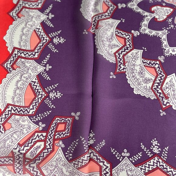 Vintage Givenchy Silk Scarf – Ornate Medallion Design - Picture 11 of 11